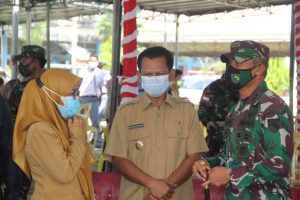 Vaksinasi Massal Pelajar di Jayapura Ditinjau Langsung Pangdam XVII/Cenderawasih