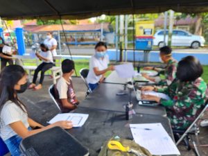TNI AU Sam Ratulangi Manado Gelar Vaksinasi Khusus Anak