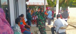 Babinsa Koramil 02/Rambah Ajak Warga Ikuti Prokes