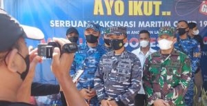 TNI AL Bersinergi dengan semua Instansi Laksanakan Vaksinasi Warga Sabang