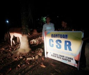 3 Desa mendapat Program CSR dari PT Padasa Enam Utama Kokar 