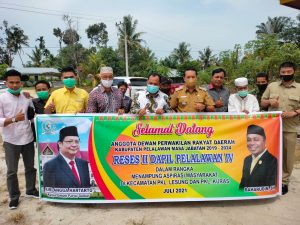 Reses DPRD Pelalawan, Masyarakat Talau Fokus Minta Aspal Jalan Menuju Ibukota Kecamatan