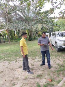 Abdul Nasib Tinjau Lokasi Pembangunan Mushala SDN 009 Talau