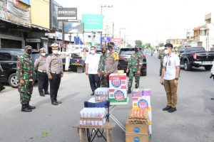 Kasdam I/BB dan Wakapoldasu Pantau Pos Penyekatan PPKM Darurat Kota Medan