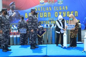 Langka Oksigen, TNI AL Sediakan Oksigen Gratis Manfaatkan KRI Dr. Soeharso