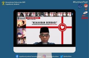 Itjen Kemenkumham laksanakan Revolusi Mental “Keajaiban Berbagi”