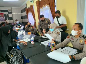 Gerai Vaksin, Polres Kampar Lanjutkan Vaksinasi Dosis 2 Untuk Masyarakat