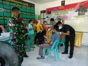 Koramil 09/Langgam Gelar Serbuan Vaksinasi Covid-19 Tahap II