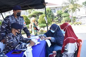 Serbuan Vaksin Maritim TNI AL “Go To School” Sasar Siswa Siswi Sekolah Jakarta Utara