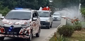 Lakukan Penyemprotan Serentak, Ormas PBB dapat Apresiasi dari Kejari Depok