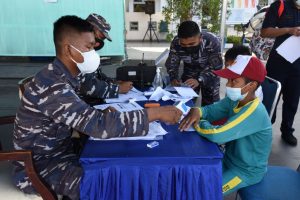 Serbuan Vaksinasi Maritim TNI AL “Go To School” Jadi Momentum Pelajar Untuk Wisata Edukasi Maritim