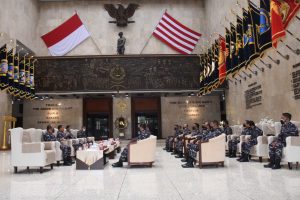 Kasal Terima Pelaporan Korps Kenaikan Pangkat 18 Pati TNI AL
