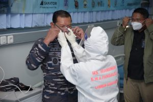 Tanggulangi Covid-19, TNI AL Sinergi Pemprov Jatim Dirikan Rumah Oksigen