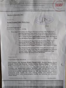 Diduga Tindakan Tidak Sesuai KUHP,  Dua Oknum Polisi Polrestro Tangerang Dilaporkan