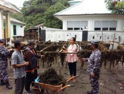 Berdayakan Masyarakat Pesisir, TNI AL Kirim 100 Ton Rengkam