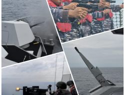The Flagship TNI AL, KRI REM-331 Awali Tahun 2022 dengan Naval Artillery Day