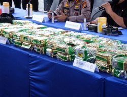 Polda Riau Ungkap Kronologis Penangkapan 11 Orang Tersangka Penyeludupan 80 Kg Shabu