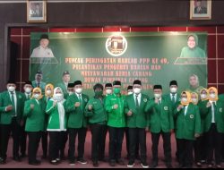 Puncak Harlah Ke-49 PPP, Sekjen DPC Gerindra Kota Depok Berikan Ucapan Selamat