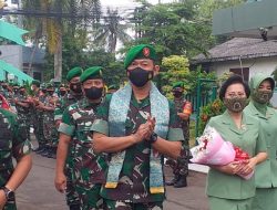 Kedatangan Kolonel Inf Alfino Yudha Disambut Keluarga Besar Kodim 0508/Depok