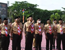 Bina Generasi Muda Berorientasi Maritim, TNI AL Gelar Apel Gabungan Pramuka Saka Bahari