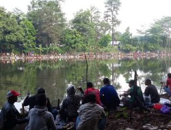 Kembangkan Potensi, Pokdarwis Setu Jatijajar Gelar Mancing Bersama
