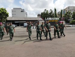 Kasal Tinjau Lokasi Penerimaan Seleksi Terpusat Calon Taruna AAL di Lanmar Surabaya