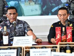Lagi, TNI AL Gagalkan Penyelundupan, Wujudkan Komitmen Tegakkan Hukum di Laut