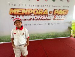 Wakili Indonesia, Rakha Faiz Hamzah Berlaga di Turnamen Golf Internasional