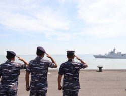TNI AL Sambut Kedatangan Satgas Latma Rimpac dan Latma Joint Minex Pandu Tahun 2022