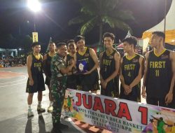 Dandim 0313/KPR Tutup Turnamen Bola Basket Dandim Cup 0313/KPR Tahun 2022