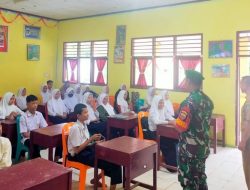 Babinsa Koramil 10/Kunto Darussalam Berikan Pemahaman Butir-butir Pancasila