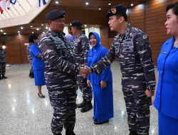 Kasal Terima Laporan Korps Kenaikan Pangkat Delapan Pati TNI AL