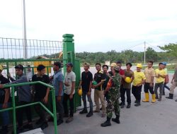 Himbau Keselamatan Kerja, Babinsa Koramil 16/Tapung Komsos Dengan Karyawan Pabrik Kelapa Sawit