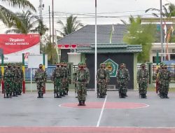 Kodim 0313/KPR Gelar Upacara Bendera Merah Putih 