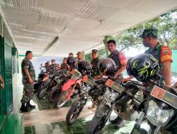 Danramil 10/Kunto Darusalam Kodim 0313/Kpr Cek Kondisi Kendaraan Dinas Babinsa
