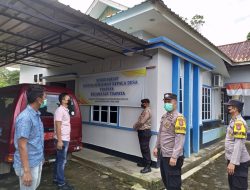 Dimasa Tenang Pilkades Serentak Kab Bintan, Personil Polres Bintan Tetap Lakukañ Pengamanan