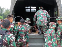 150 Personil Gabungan satgas TMMD Ke- 115 Kodim 0313/KPR Langsung lakukan Serpas ke Teluk Meranti