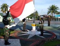 Kodim 0313/Kpr Melaksanakan Upacara Memperingati Hari Sumpah Pemuda Ke- 94 Tahun 2022