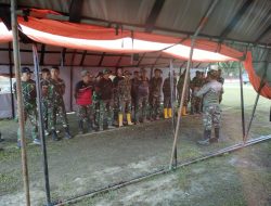 Apel Pagi, Pasiter Berikan Arahan Tim Satgas TMMD Ke- 115 Kodim 0313/Kpr