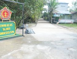 Jelang Penutupan, Beberapa Sasaran Fisik TMMD Ke – 115 Kodim 0313/KPR Sudah 100 Persen