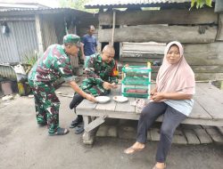 Bentuk Kepedulian Terhadap Sesama, Babinsa Koramil 16/Tapung Masuk Dapur Warga Binaan