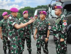 Prajurit TNI AL Surabaya Perkuat Satgas Siaga Bencana Alam Cianjur