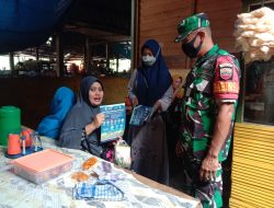 Babinsa Dampingi Kader Kesehatan Berikan Edukasi Kesehatan