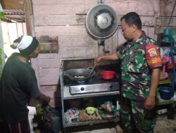 Laksanakan Program Babinsa Masuk Dapur, Babinsa Koramil 05/Kampar Kiri