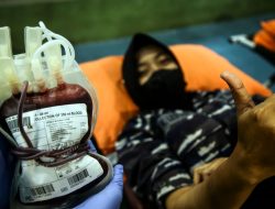 Perwira Tinggi Berpartisipasi dalam Donor Darah Menyambut HUT Ke-60 Korps Wanita TNI AL 