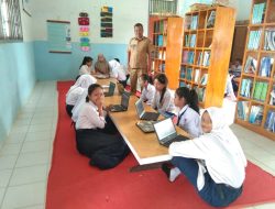 Murid SMPN 3 Koto Kampar Hulu Ujian Semester Melalui Webseit Quizizz, Ini Kelebihannya