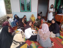 Babinsa Pantau Upaya Cegah dan Penurunan Stunting di Posyandu