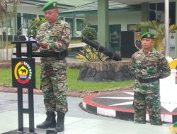 Kodim 0313/KPR Gelar Upacara Hari Juang TNI Angkatan Darat Ke – 77 Tahun 2022