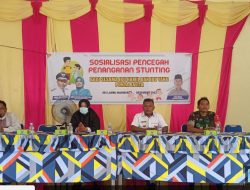 Rapat Pencegahan Stunting, Babinsa Koramil 16/Tapung Sampaikan Akan Selalu Mendukung Program Pemerintah