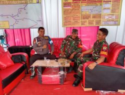 Agar Tetap Kondusif, Babinsa Koramil 16/Tapung Siaga di Pos Pam Nataru Simpang Petapahan